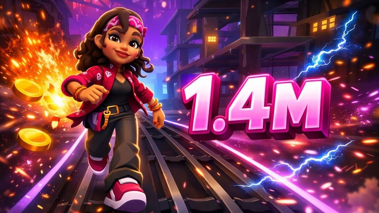 Subway surfers city Gameplay #49 ROSALITA 1.4m!!
