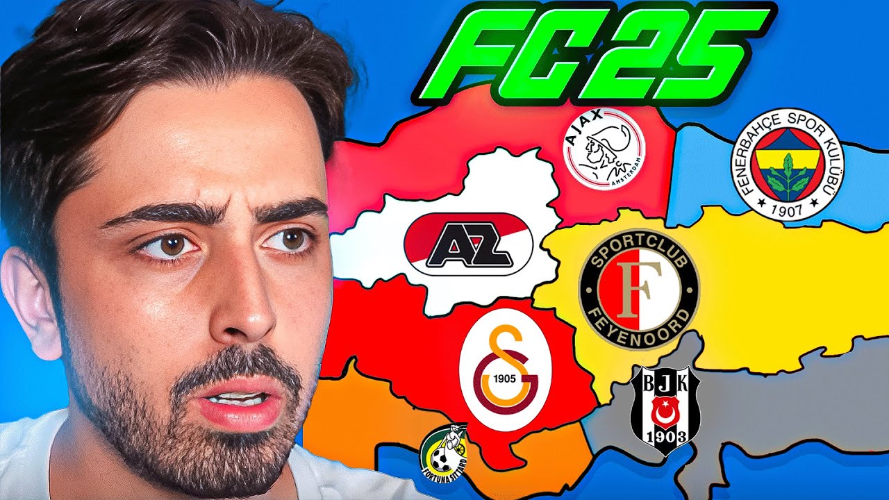 S&Uuml;PER LİG vs. HOLLANDA LİGİ HARİTA KAPIŞMASI&nbsp;//&nbsp;FC&nbsp;25