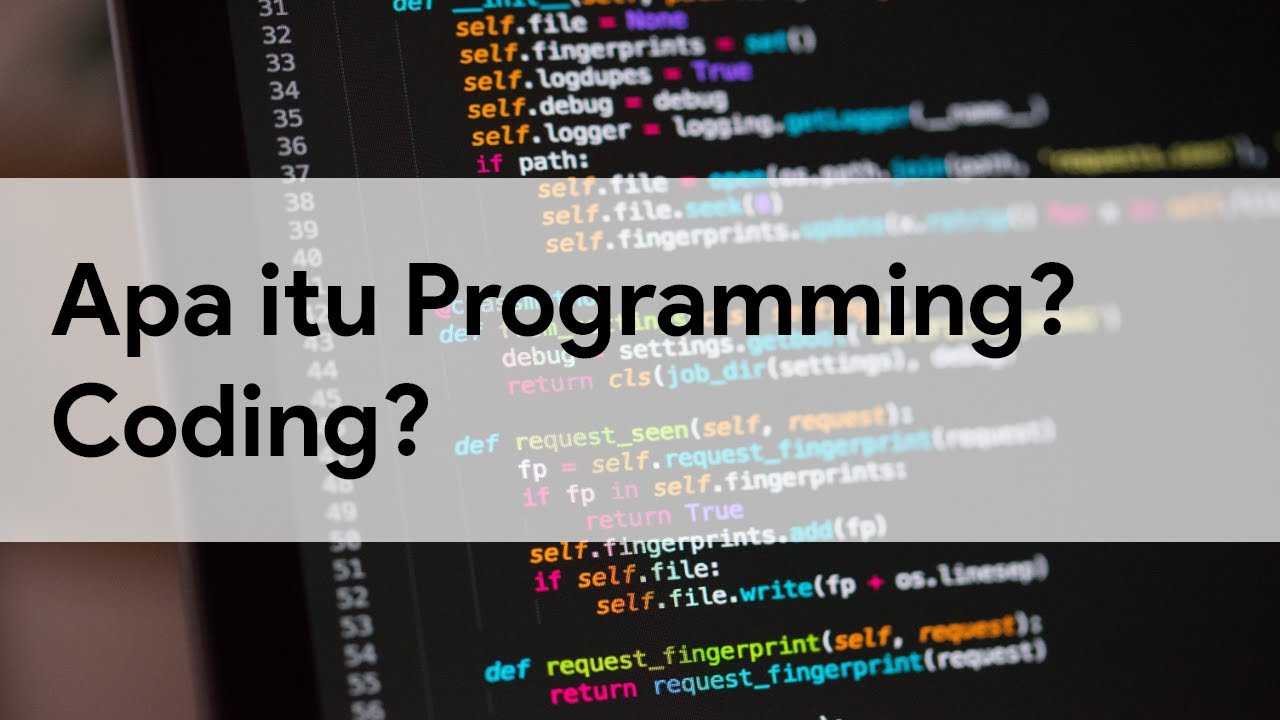Apa itu Programming?