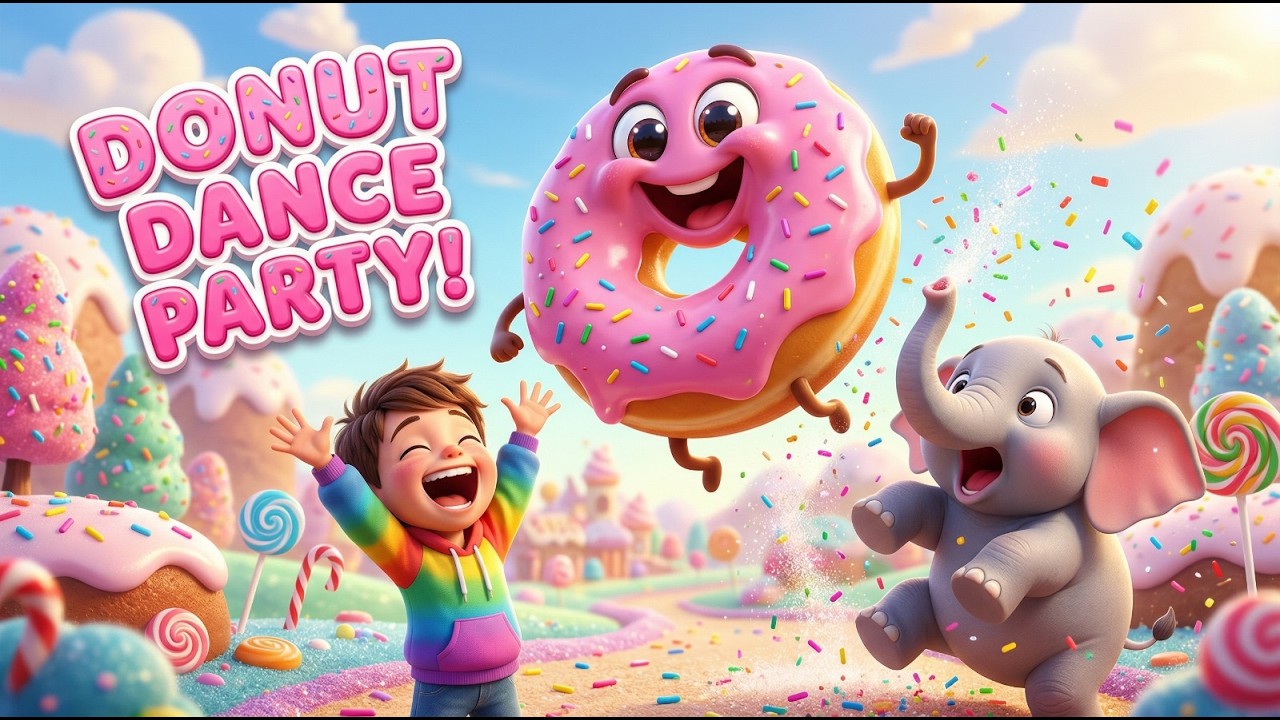 Dancing Donut Day 🍩 |  Nursery Rhymes & Kids Songs| BM Kids | 4K