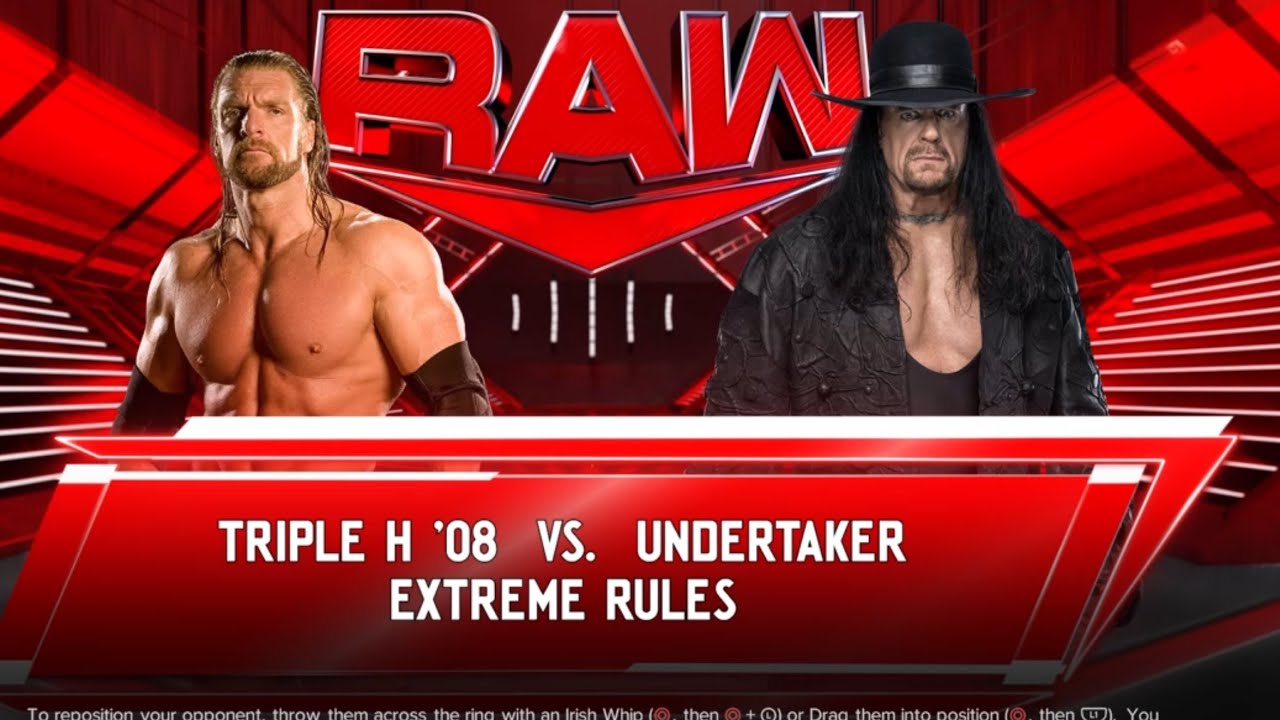 | TRIPLE H VS UNDERTAKER | EXTREME RULES| 