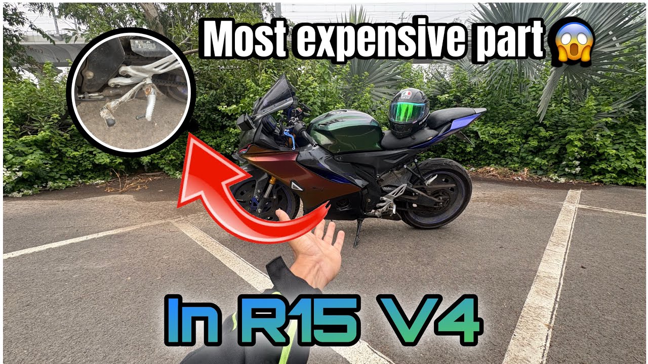 The Most expensive part In Yamaha R15 v4 | R15 Crashed 😭| Indonesian R15 V4 Modified @V4 rider Nikhil