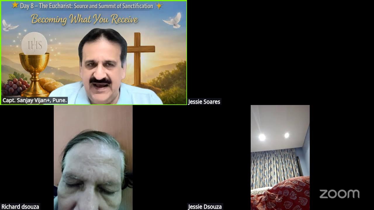 12/03/26 - Day 8 – The Eucharist: Source and Summit of Sanctification - Capt. Sanjay+ - Fr. Zach