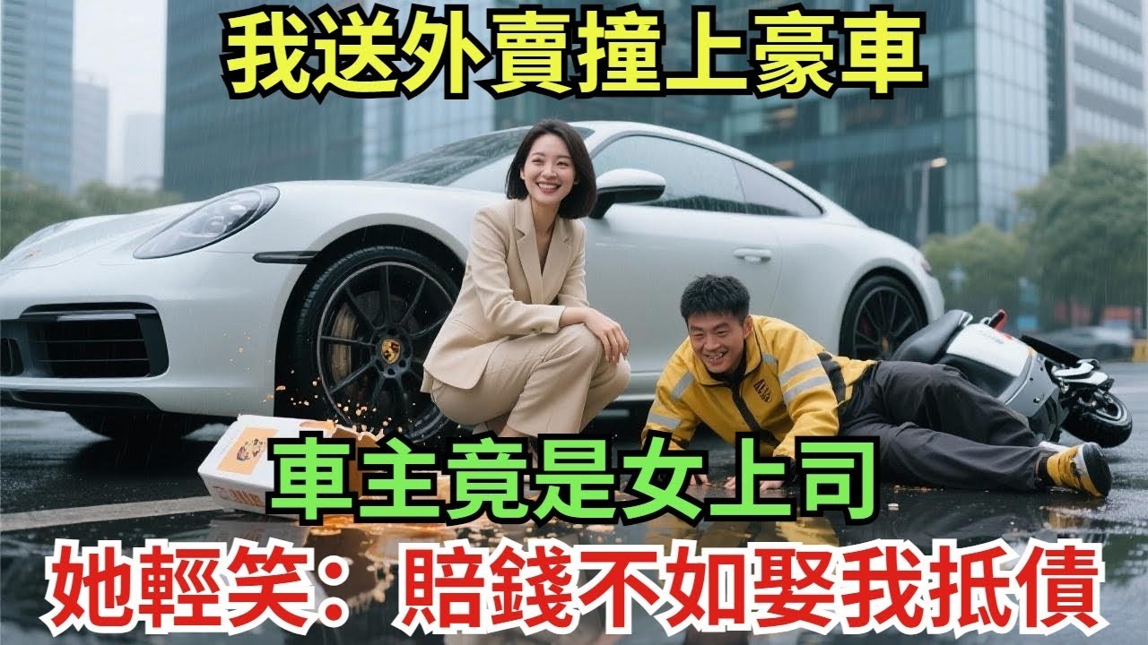 我送外賣撞上豪車，車主竟是女上司，她輕笑：賠錢？不如娶我抵債？#真實故事#案件#奇聞#故事#奇聞觀察室#奇聞#真相#奇聞軼事#談笑娛生