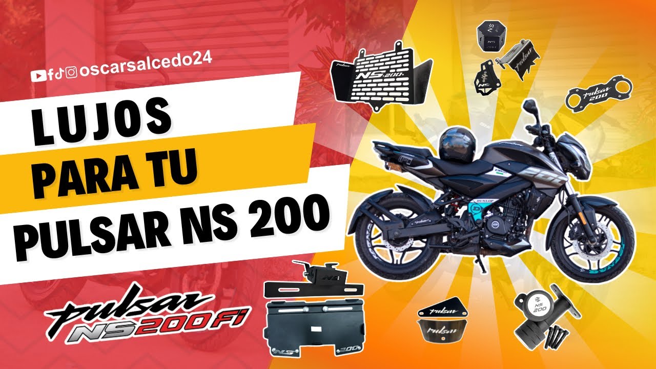 Lujos para PULSAR NS 200 | NS 160 | luce tu NS con estos lujos