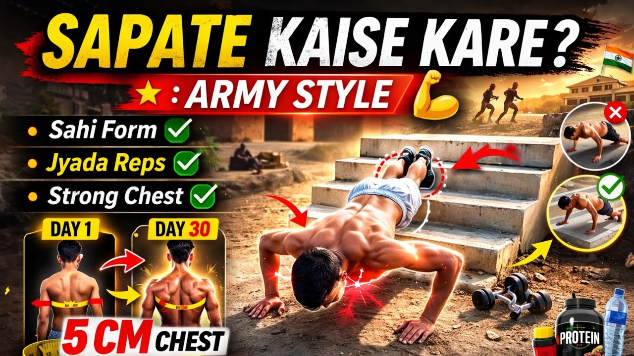 फौज में जाना होगा आसान 🤫// छाती करो 82 CM चौड़ी 😱 मात्र 7 दिन में 😯