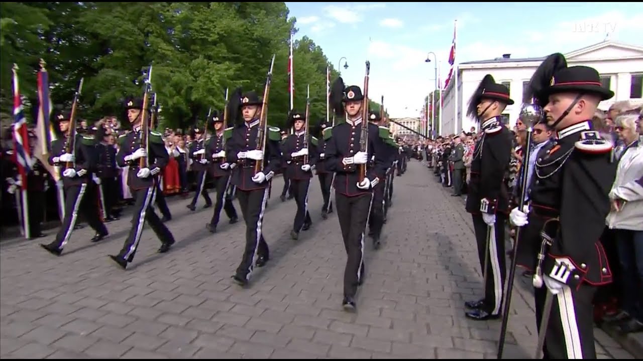 17. Mai 2018 HM Kongens Garde - His Majesty the King's Guard - Constitution Day May 17.