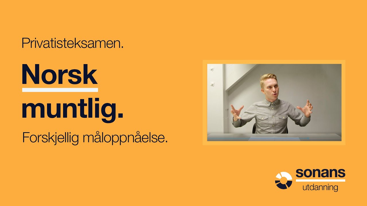Norsk | Muntlig eksamen