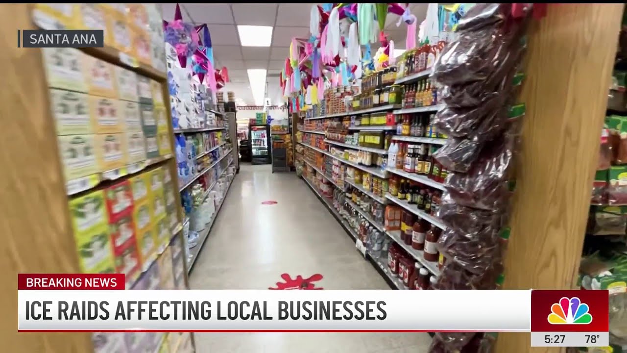 ICE raids affecting businesses in downtown Santa Ana