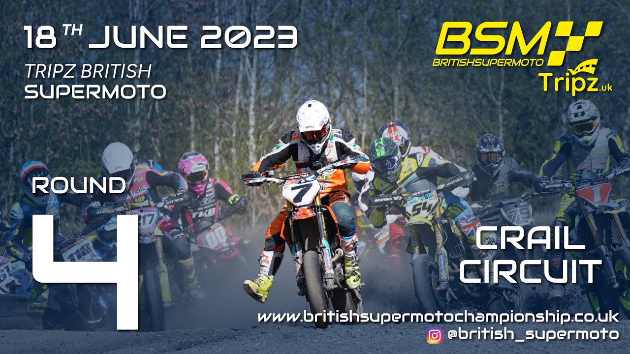 Round 4 of the 2023 Tripz British Supermoto