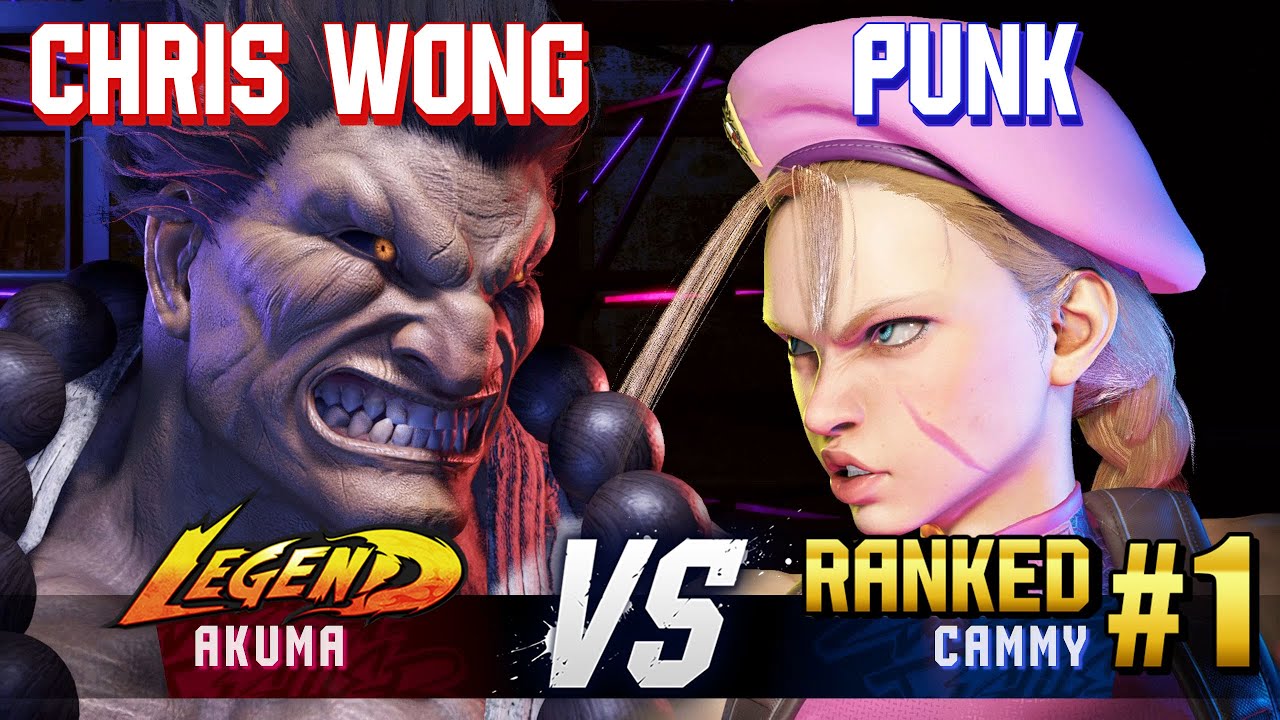 SF6 ▰ CHRIS WONG (Akuma) vs PUNK (#1 Ranked Cammy) ▰ High Level Gameplay