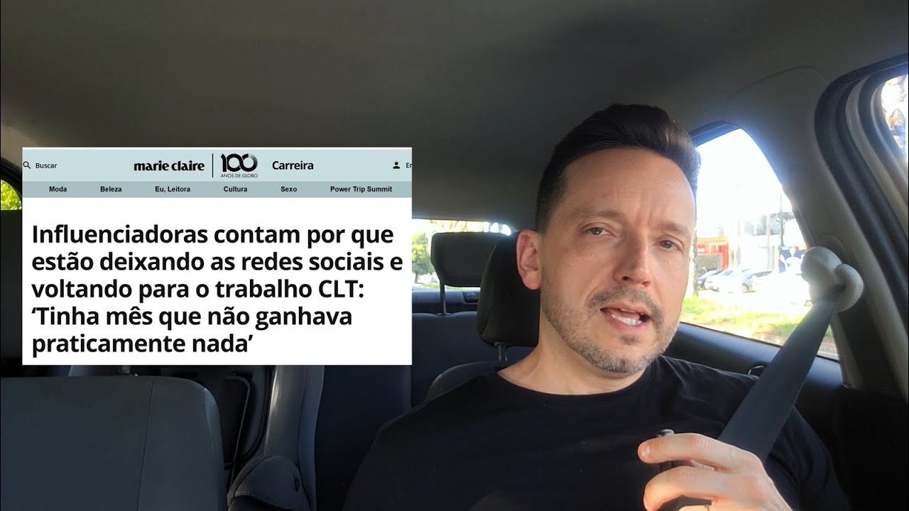 INFLUENCERS VOLTANDO pra CLT? A ILUSÃO do SUCESSO FÁCIL na INTERNET