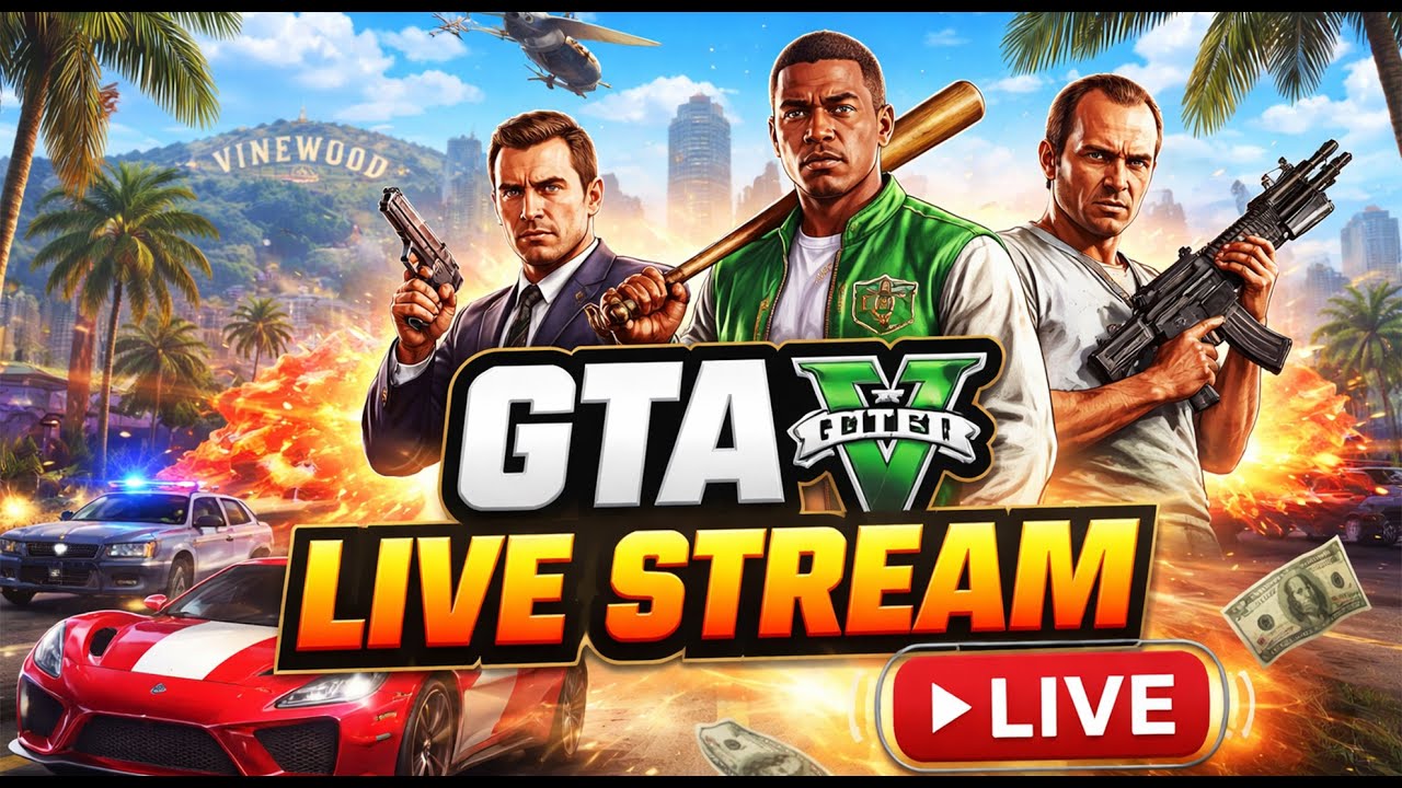 LIVE GTA 5 Online 🔥 | Missions, Heists & FUN | Hindi + English