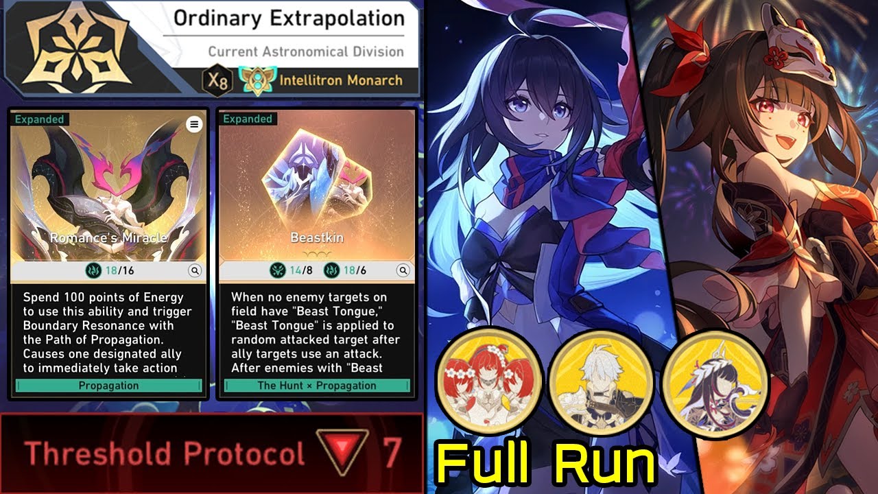 Seele & Sparkle With Beastkin & Propagation Path Full Run | DU Protean Hero Ordinary Protocol 7