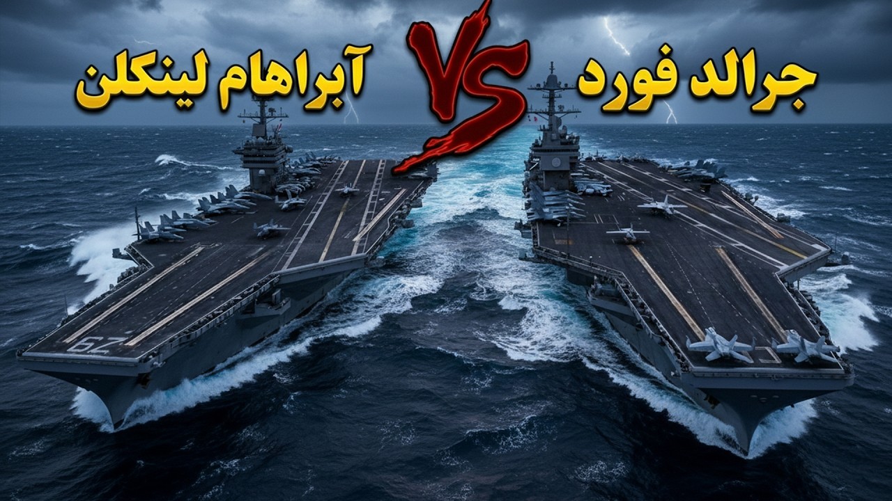 مقایسه دو غول ناو هواپیمابر آمریکا | آبراهام لینکلن یا جرالد آر فورد ؟ پادشاه واقعی دریا کدام است ؟