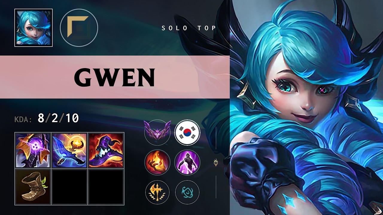 Gwen Top vs Dr. Mundo - KR Master Patch 26.11