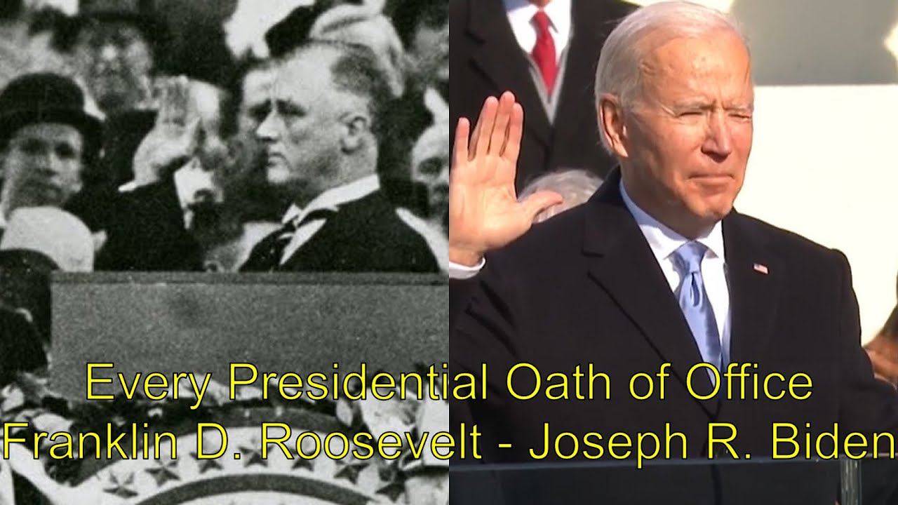 Every Presidential oath of office (Franklin D. Roosevelt - Joseph R. Biden)