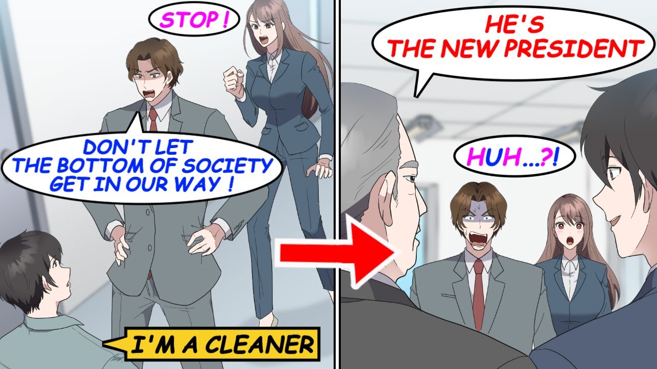 I was disdained by a top exec's son, but a gorgeous woman defended me, then he got jealous! [Manga]
