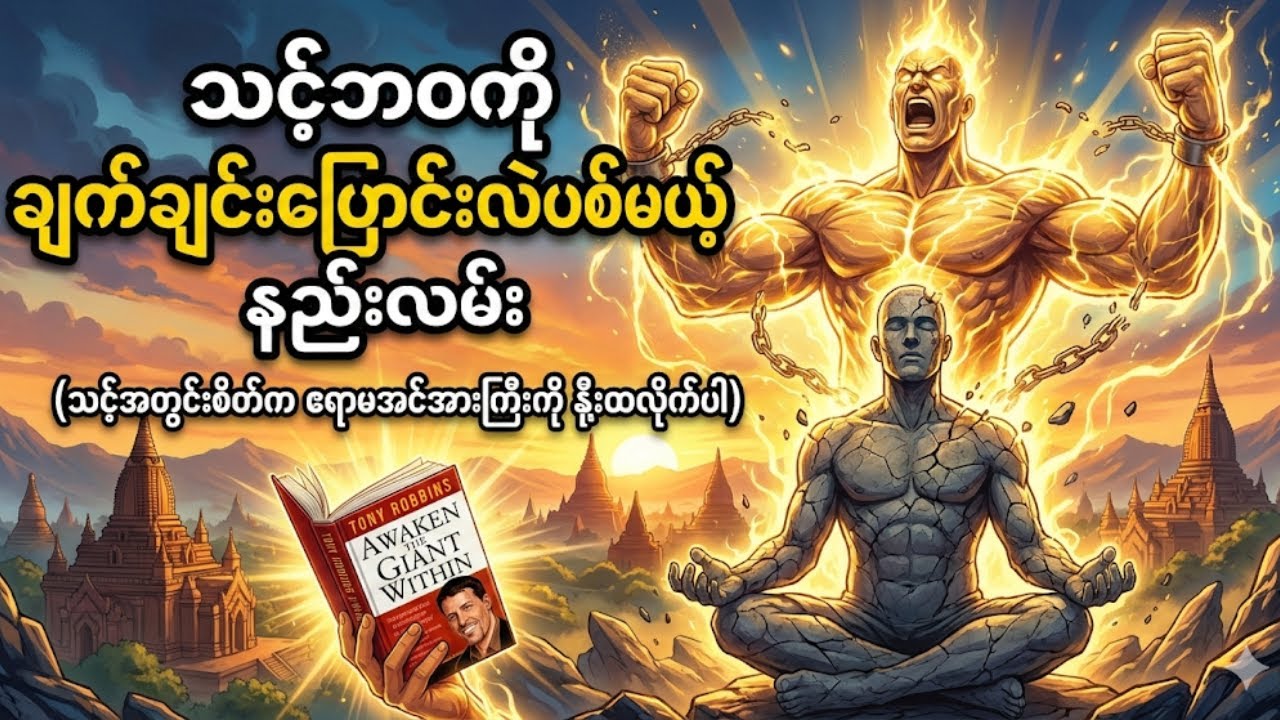 ဘဝကို ချက်ချင်းပြောင်းလဲပစ်မယ့် နည်းလမ်း (Tony Robbins ၏ လျှို့ဝှက်ချက်)