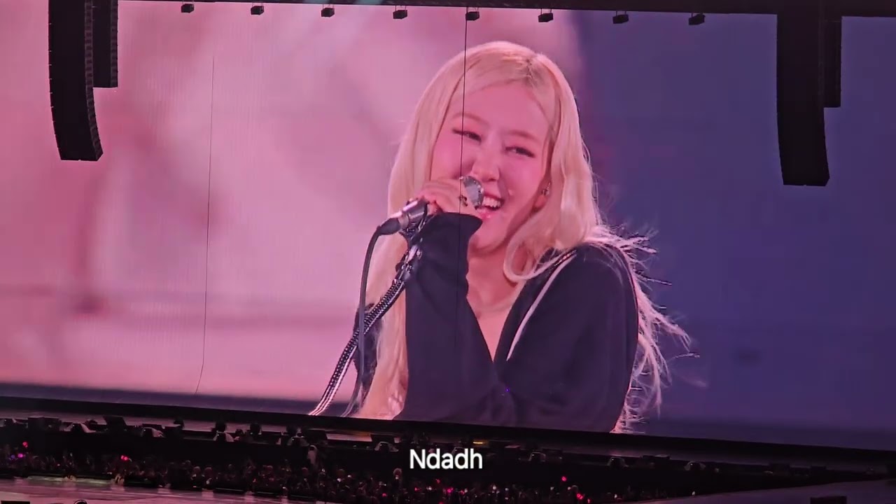 [4K] 251102 ROSE - INTRO, MENT & number one girl at DEADLINE DAY 2 in JAKARTA