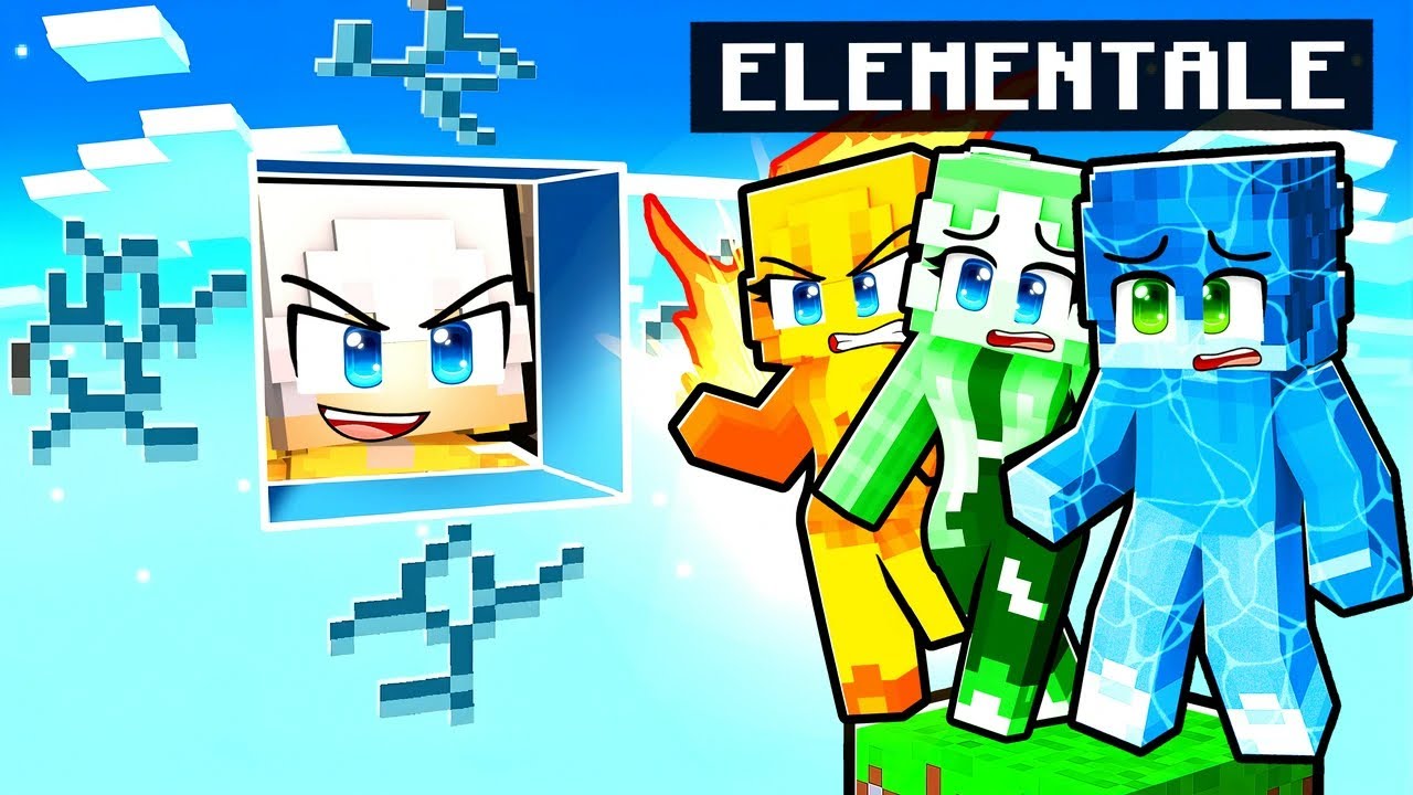 Ho INTRAPPOLATO i MIEI AMICI in un SOLO BLOCCO ELEMENTALE su Minecraft!
