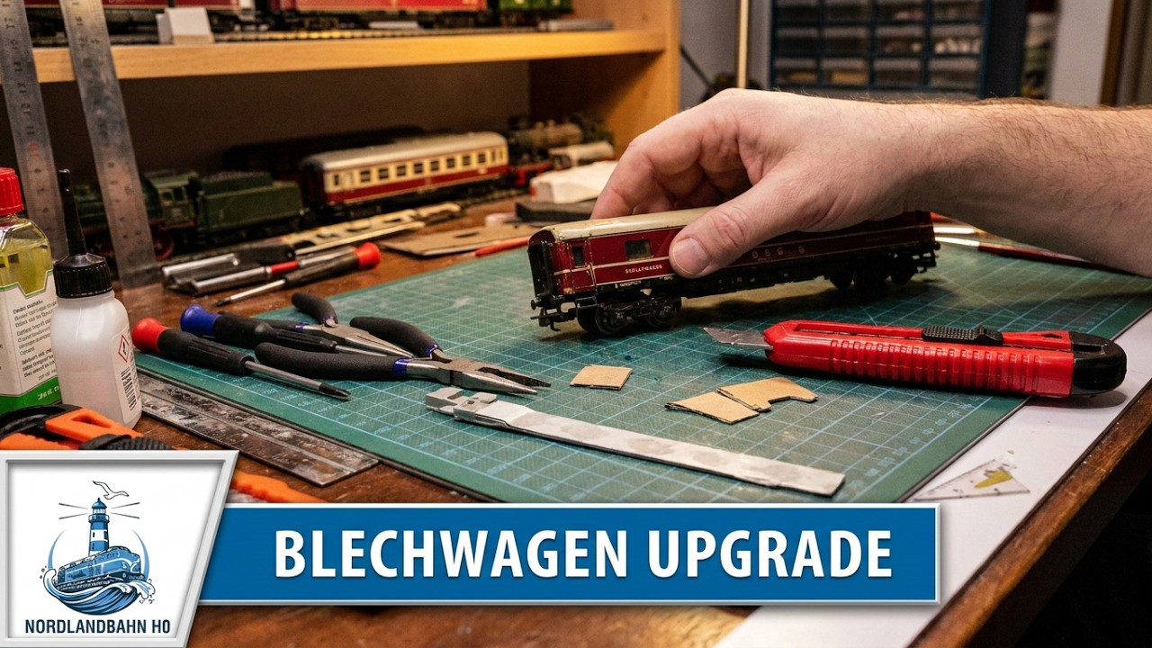 Alte Märklin Personenwaggons restaurieren und aufmotzen, ohne 3D-Drucker! - Märklin Modellbahn H0