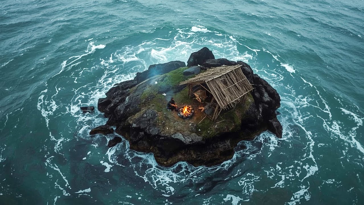170 Day Survival Challenge: Build a Secret Shelter on a Peninsula Isolated From Modern Civilization