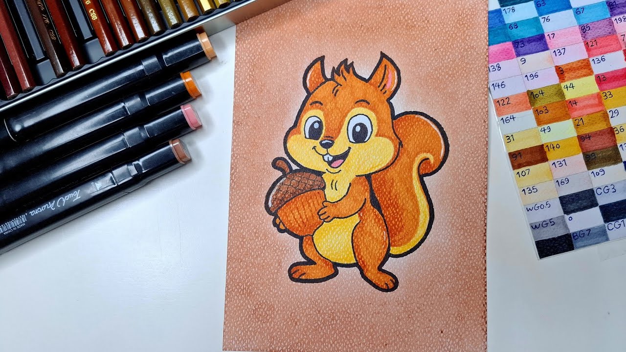 How to Draw a Cute Squirrel in 6 Minutes – Easy Step‑by‑Step Tutorial