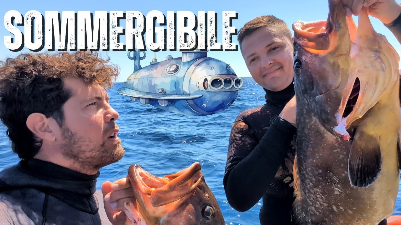 A pesca con un sommergibile!