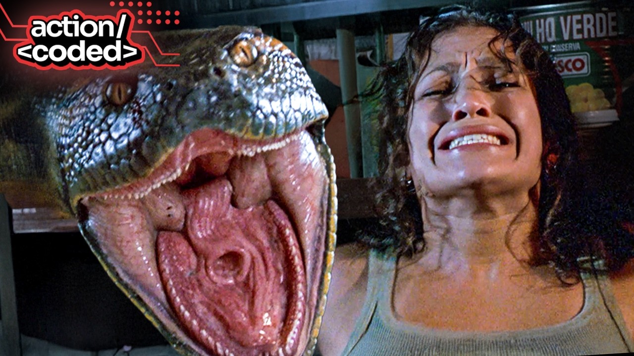 anaconda (1997) - the anaconda attacks terri after serone baits it