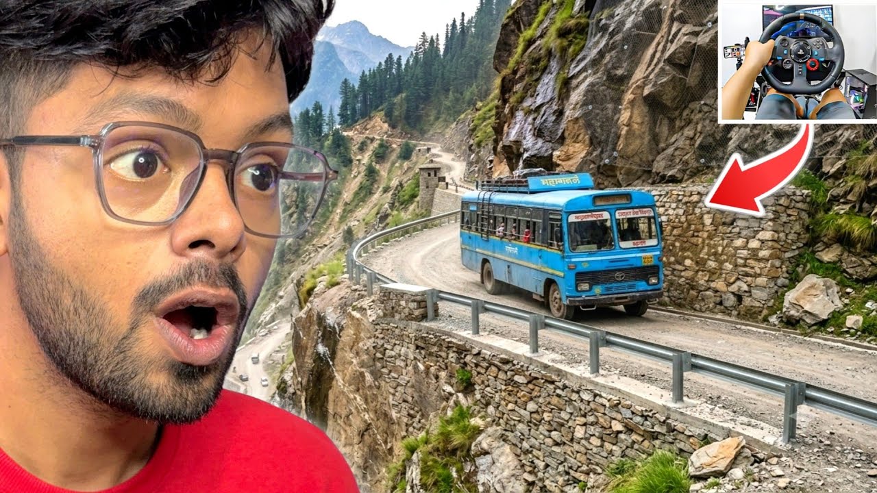 Driving Bus from MP to Delhi Longest Ride- Logitech G29
