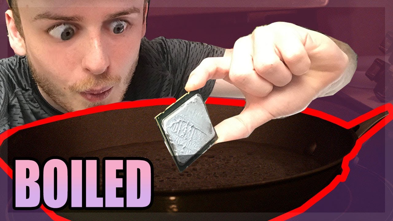 What Happens When You Boil Your CPU in WATER?