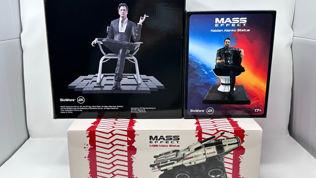 Product Review: BioWare Gear! Mass Effect 3 in 1. Mako, Kaidan & the Illusive Man