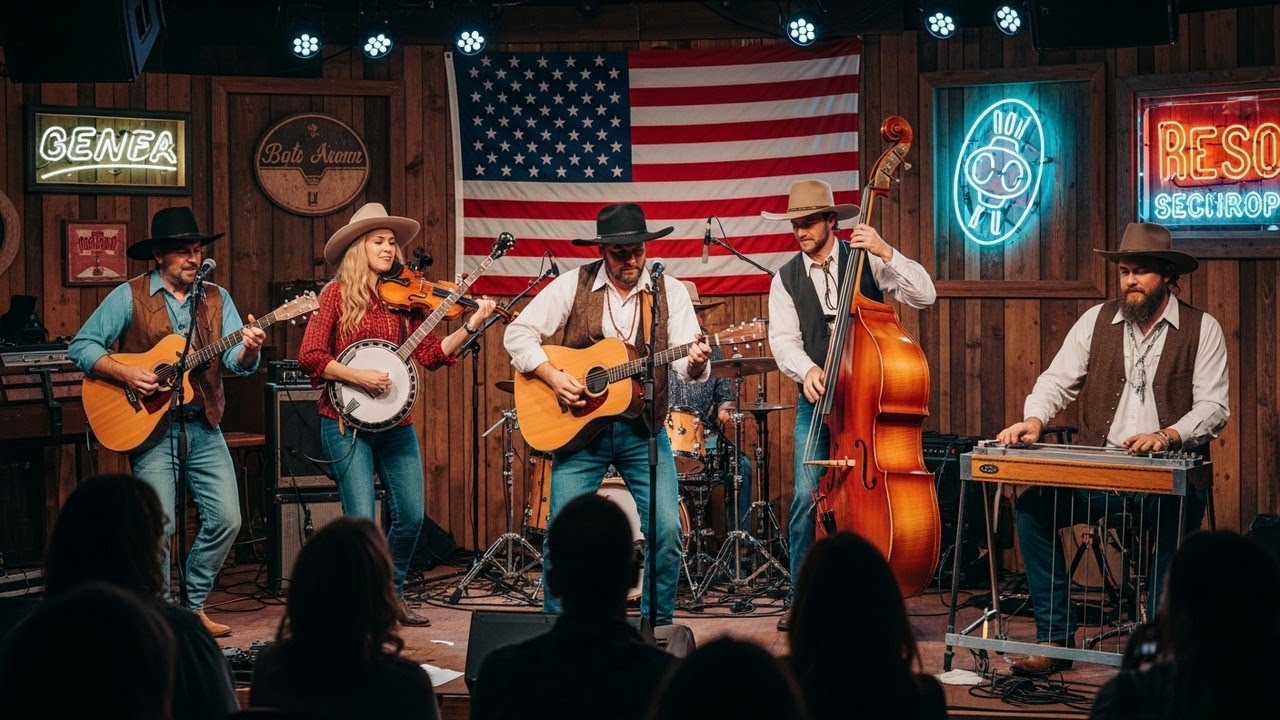 Vintage Country Nights – Warm Country Acoustic for Calm Night Drives with Old School Country Mood