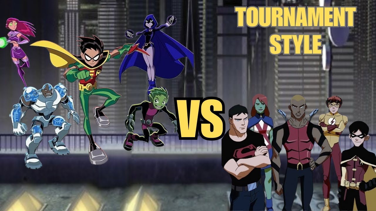 Teen Titans VS Young Justice Ultimate Tournament Battle! Who Wins?