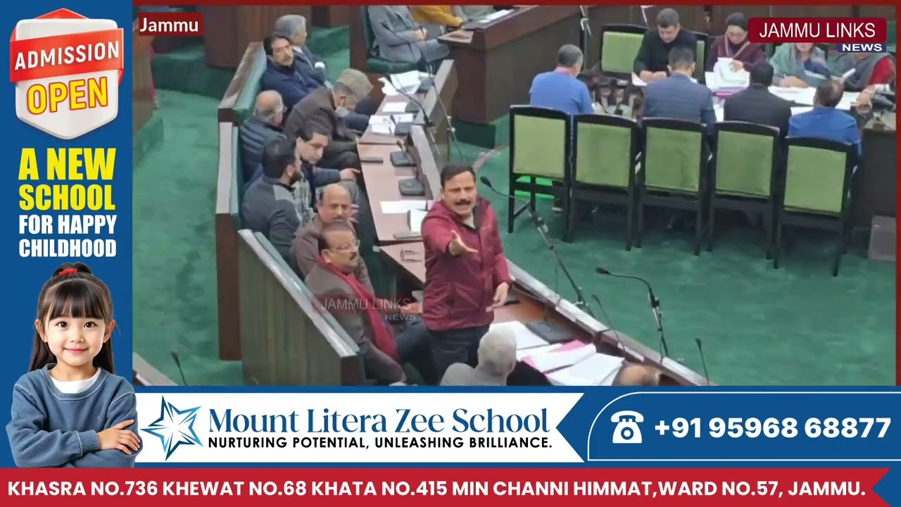 Heated exchange between BJP and NC MLAs over Budget funds in J&K Assembly