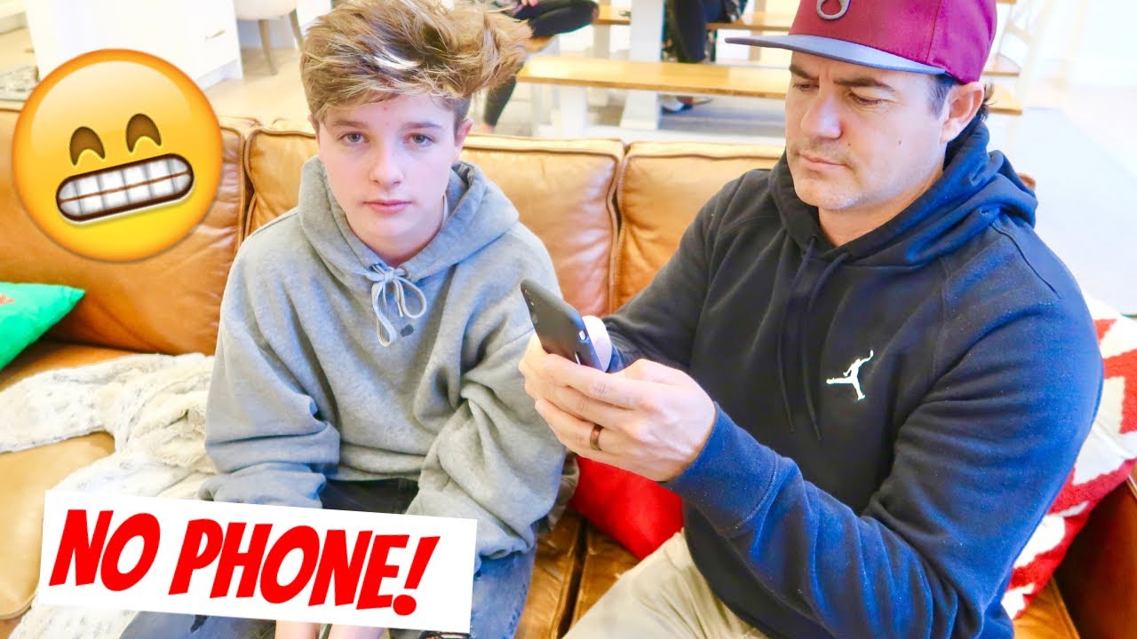 Taking your phone away!