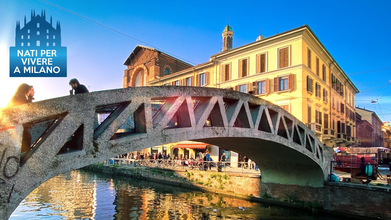 Il Ponte Alda Merini sul Naviglio Grande a Milano