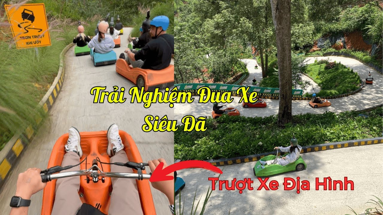 Hú Hồn Với Xe Trượt & Xích Đu Cao Nguyên Hoa Đà Lạt 😱