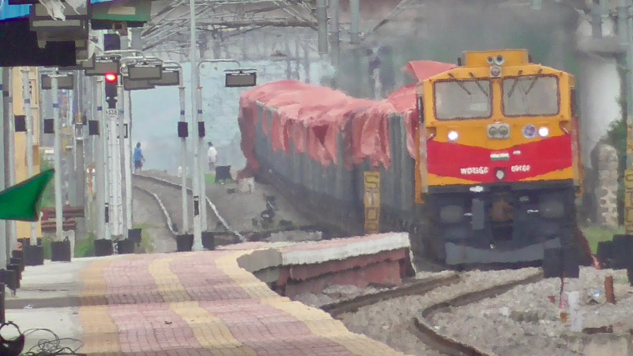 11 in 1 Chugging GE Locomotives | WDG 6G Diesel Loco Shed Gooty | Indian Railways