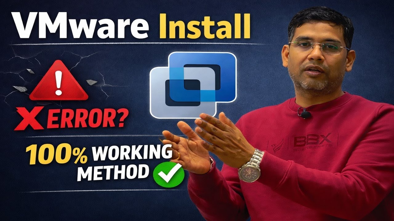 How to Download & Install VMware Workstation (Step-by-Step) | 100% Working Method 2026