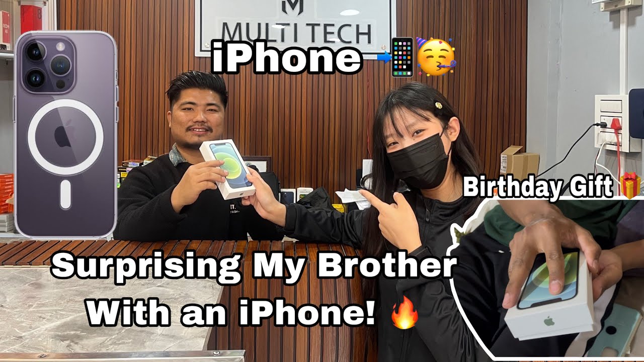 🎉Сюрприз: iPhone на день рождения моего брата 🎁🥳