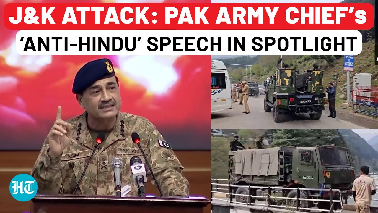 Pahalgam Terror Attack After Pak Army Chief’s ‘Anti-Hindu’ Speech; BJP Leaders Blame Pak Terrorists
