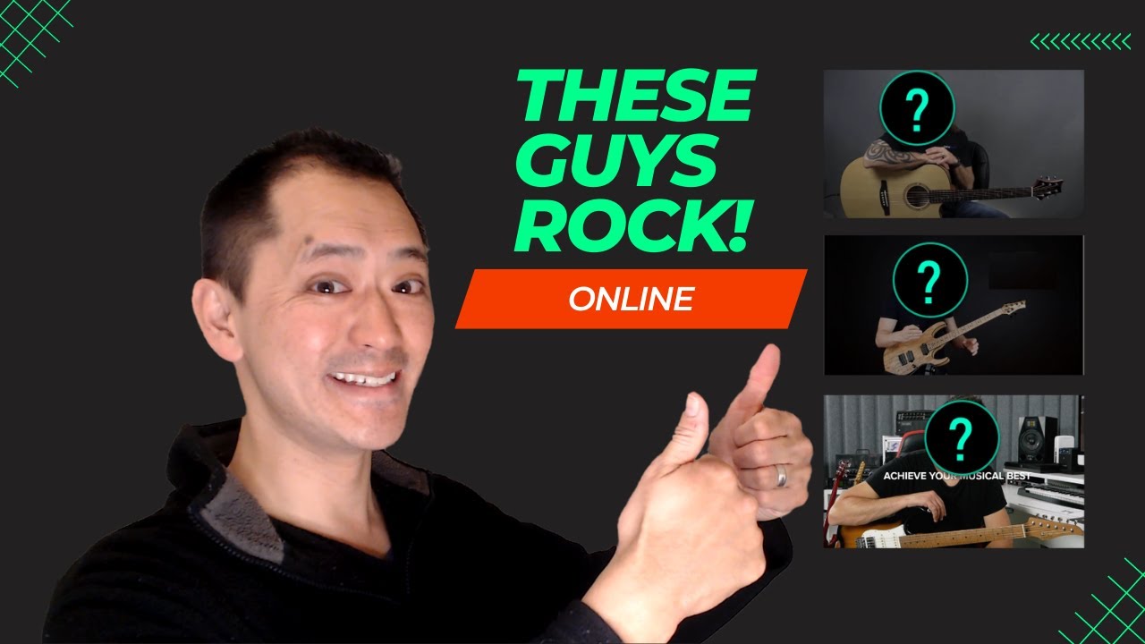 My top 3 online guitar teachers and courses