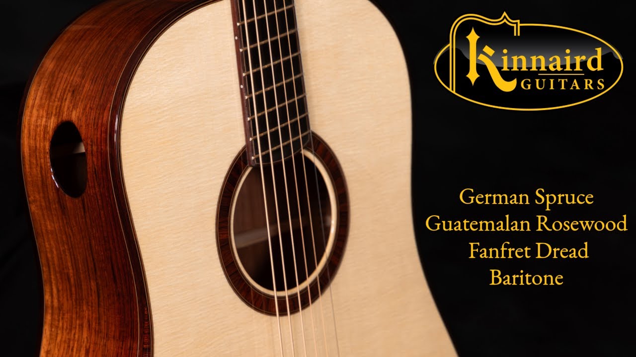 2025 Stephen Kinnaird 13 fret German Spruce/Guatemalan Rosewood Baritone