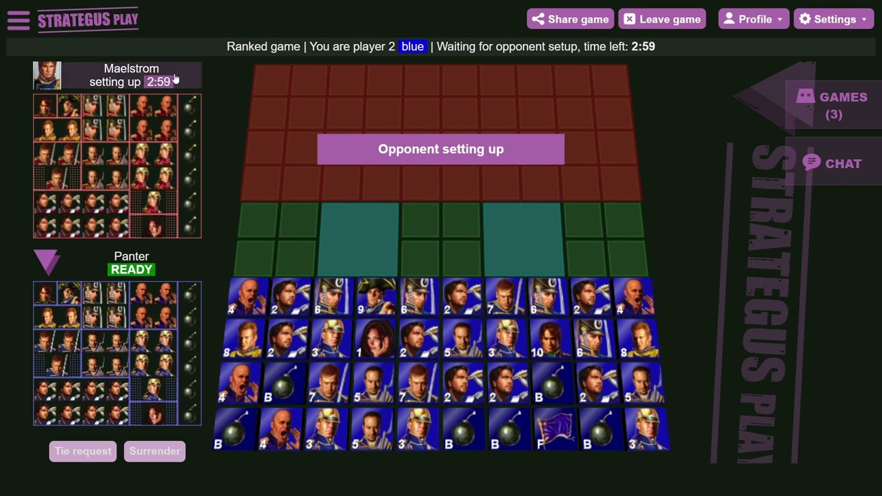 Ranked against Maelstrom, live commentary
