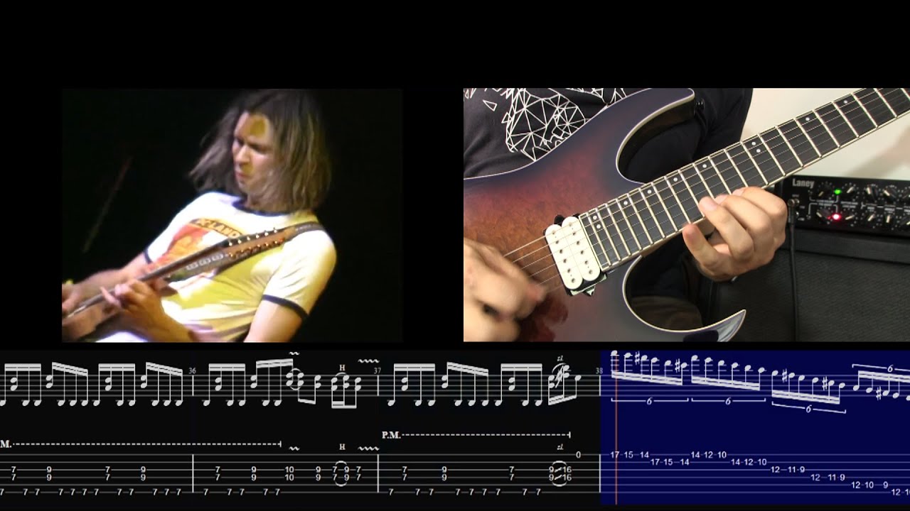Racer X (Paul Gilbert) Superheroes GUITAR TAB - Guitar Riff 03
