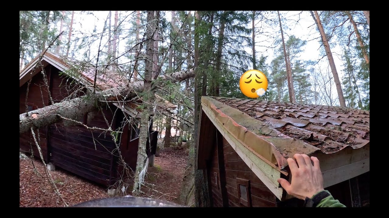 Onneksi tällä kertaa selvittiin vähillä vaurioilla. Pro finnish Lumberjack And Husqvarna 550 xp.