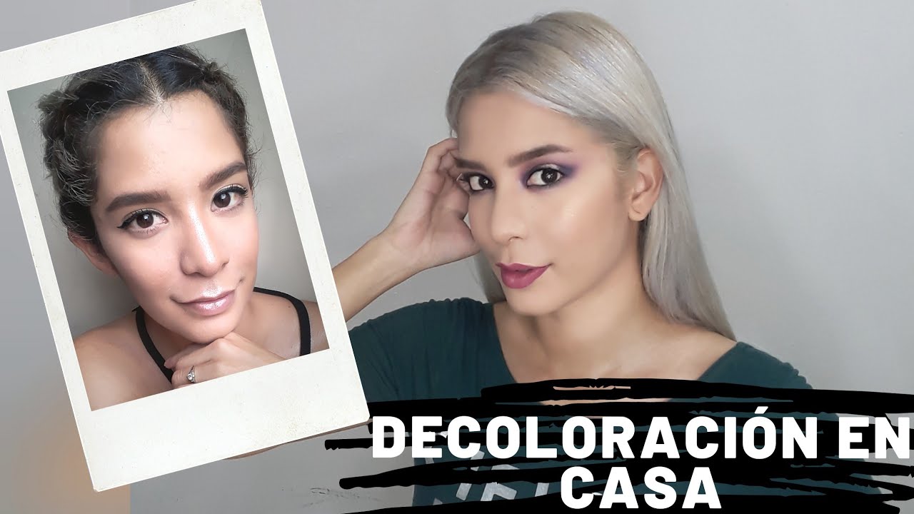 Como decolorar el cabello sin daño | Srta.bones | 2020