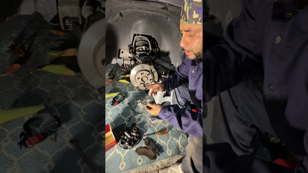 Cambio de frenos a una chevy silverado 1500 año 2012